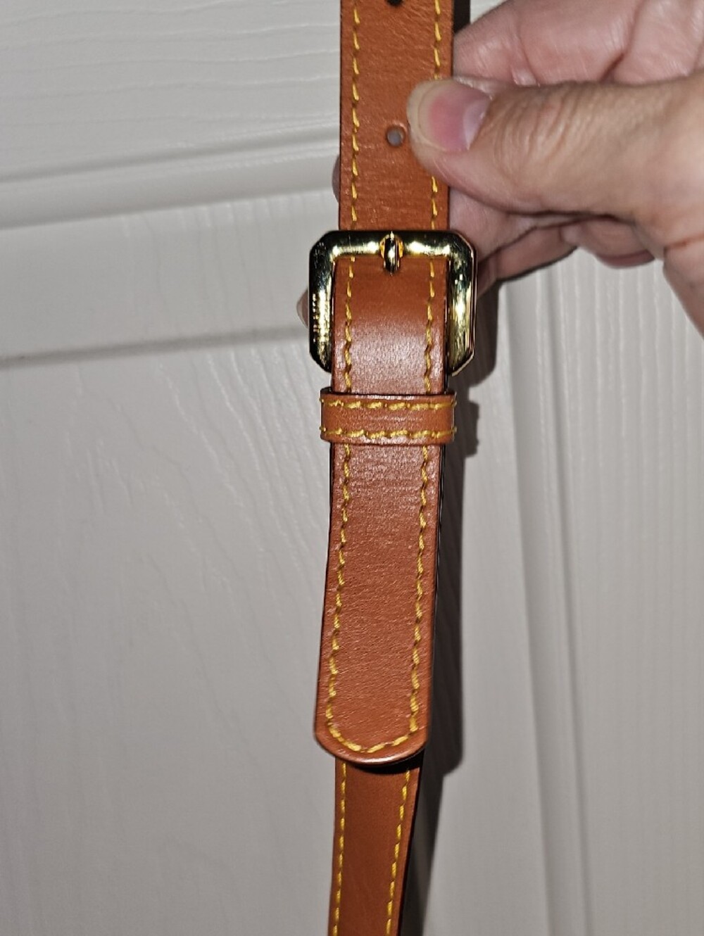 Alviero Martini 1' CLASSE Shoulder Bag in Tan and Brown - Picture 7 of 9